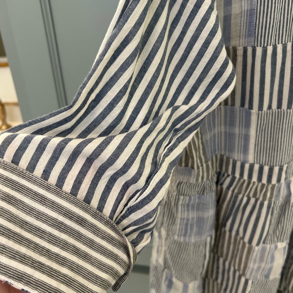 Anthropologie Maeve Striped Blouse - Picture 2 of 5